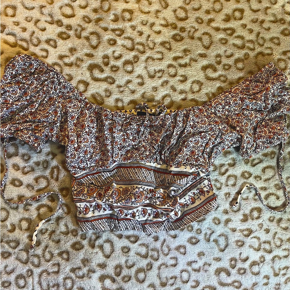 Forever21 Boho Crop Top